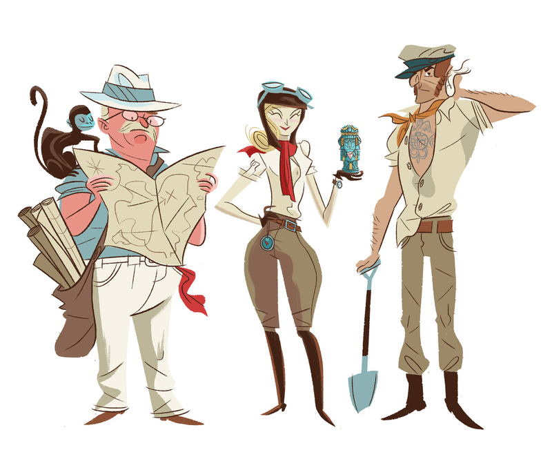 Illustration for article titled Play The Cave. You'll See Awesome Art Like This.